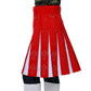 Christmas Utility Kilt with Rhinestone Cross Without Pocket