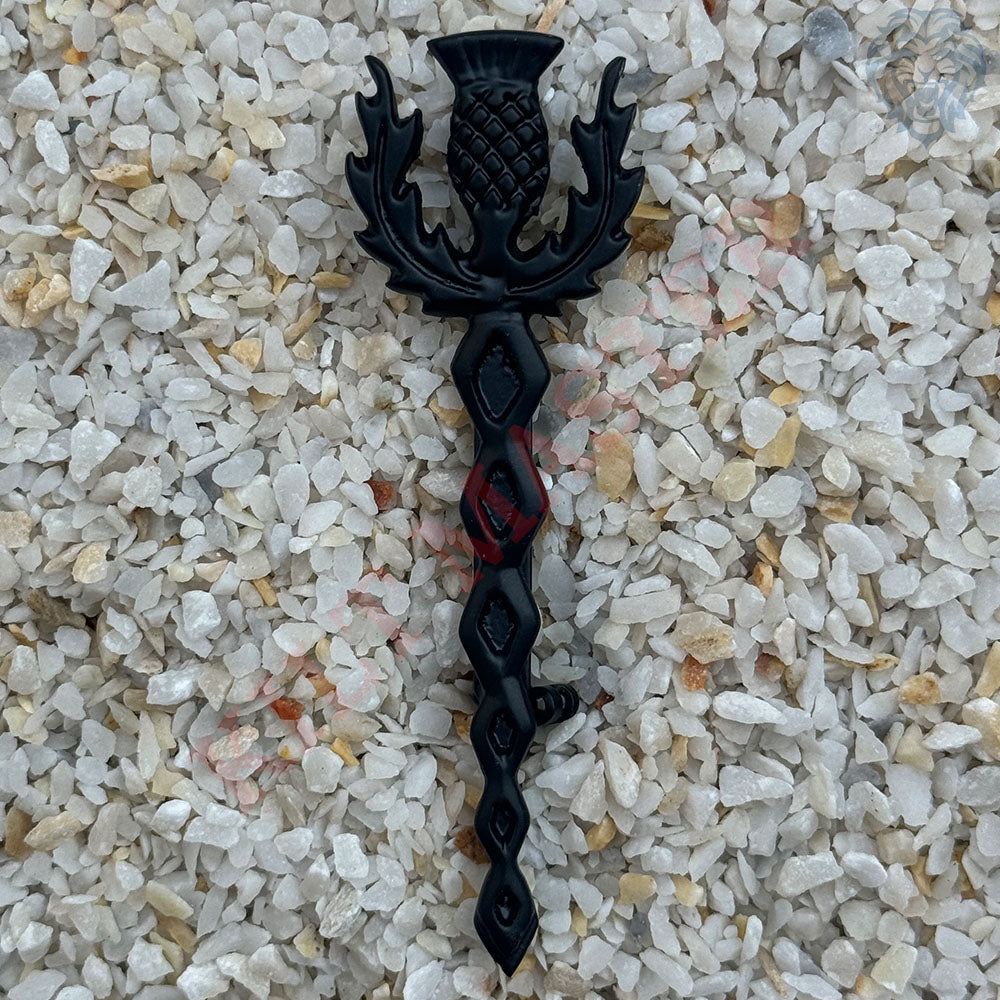 Black Kilt Pin - Stylish Scottish Accessories- A