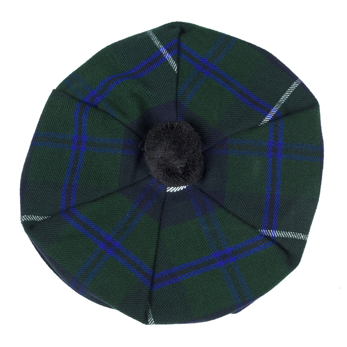 Clan Douglas Green Modern Tartan Tammy Hat Front