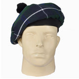 Clan Douglas Green Modern Tartan Tammy Hat Front