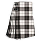 Clan Erskine Black and White Tartan Kilt