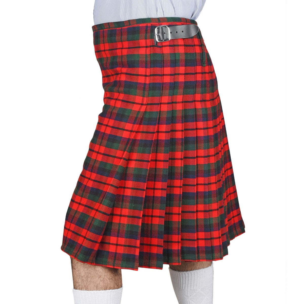 Clan MacNaughton Modern Tartan Kilt Left Side