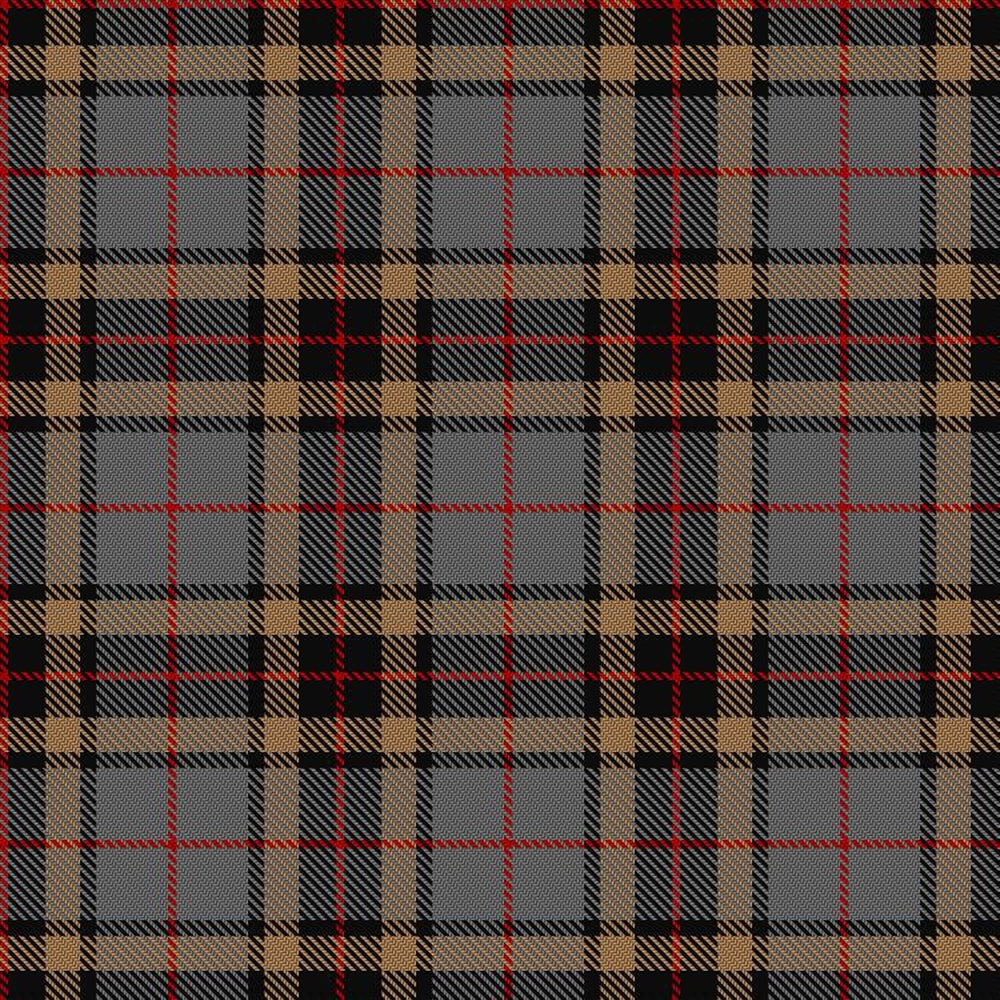 Clan Thompson Special Grey Tartan Swatch