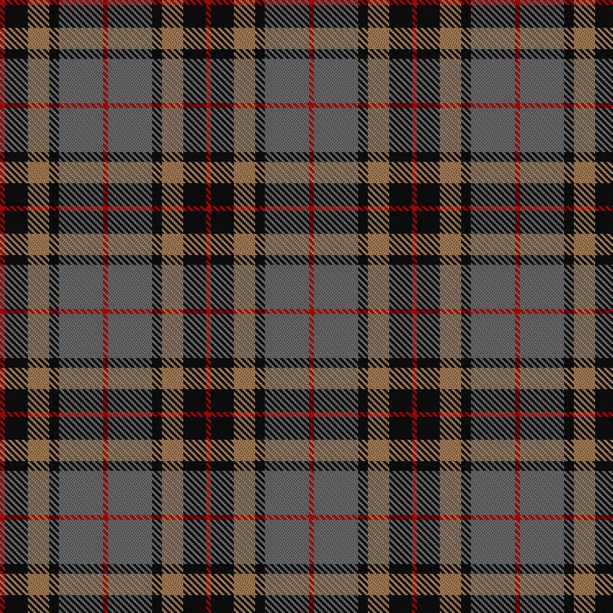 Clan Thompson Special Grey Tartan Swatch