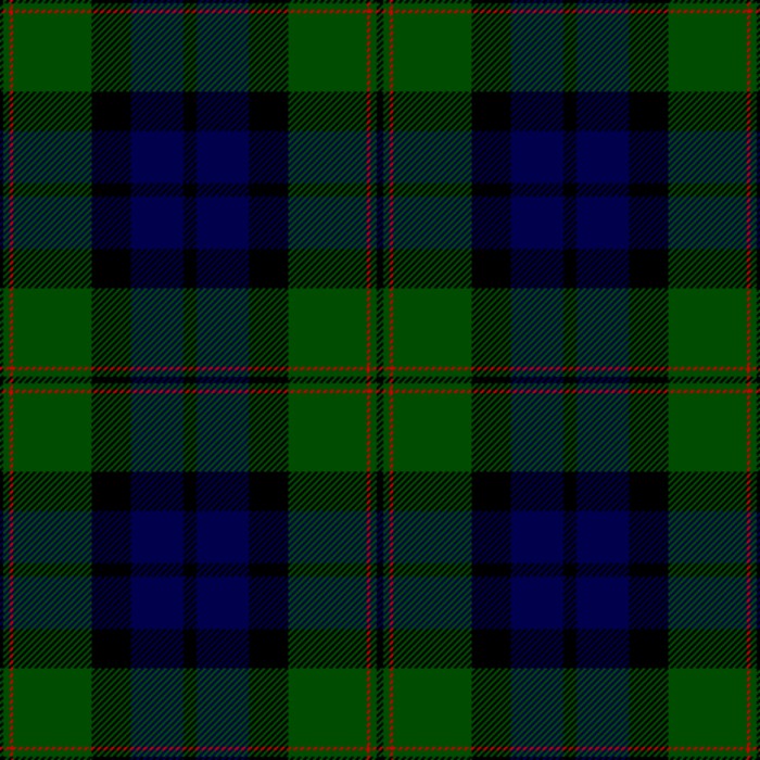 Clan Dundas tartan kilt