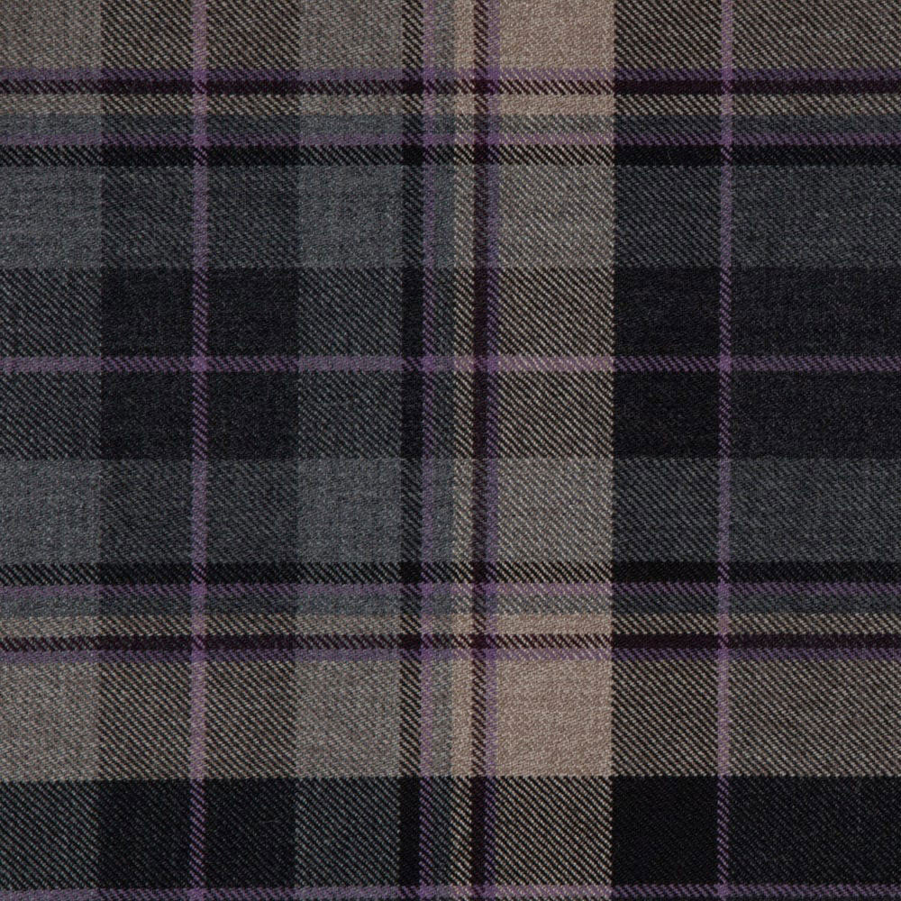 Clunie Burn Charcoal Tartan Kilt