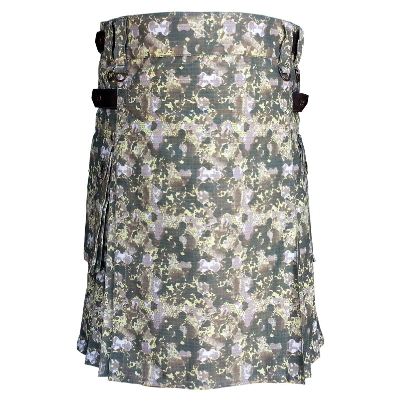 Combat Warrior Camo Utility Kilt