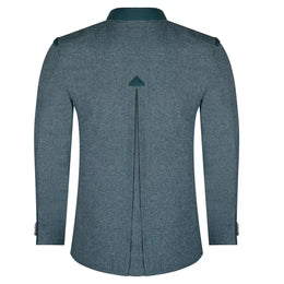 Dark Green Tweed German Bavarian Trachten Jacket