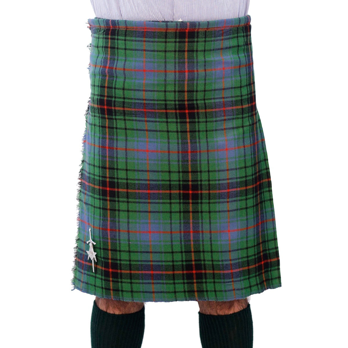 Davidson Ancient Tartan Kilt Front