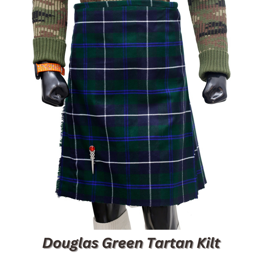 Deal Douglas Green Tartan Kilt