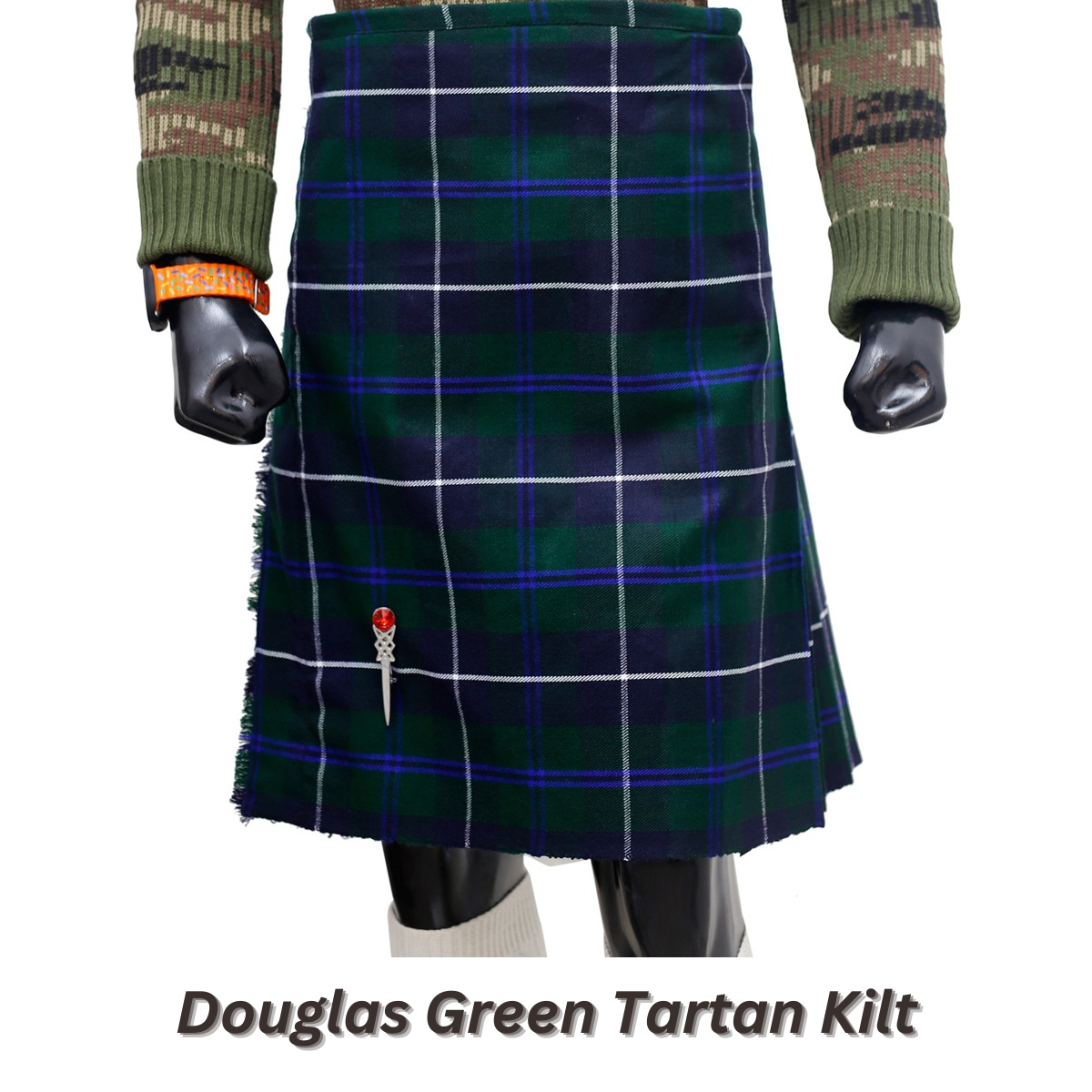 Deal Douglas Green Tartan Kilt
