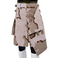 Desert Camouflage Hiking Kilt Front Spec