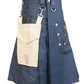 Detachable Pockets Utility Kilt