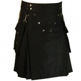 Detachable Pockets Utility Kilt Side