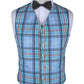Diana Princess of Wales Tartan Vest Front