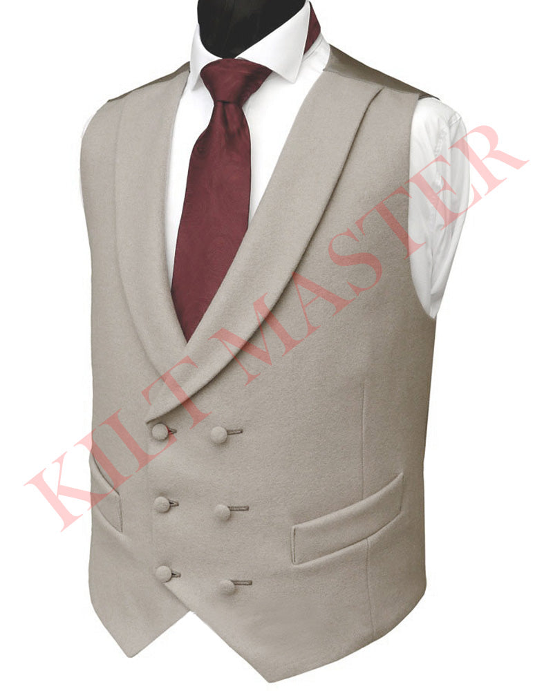 Double Breasted Kilt Vest