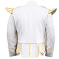 White Bag Pipe Doublet with Golden Trim