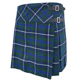 Douglas Blue Tartan Skirt Front
