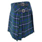 Douglas Blue Tartan Skirt Left