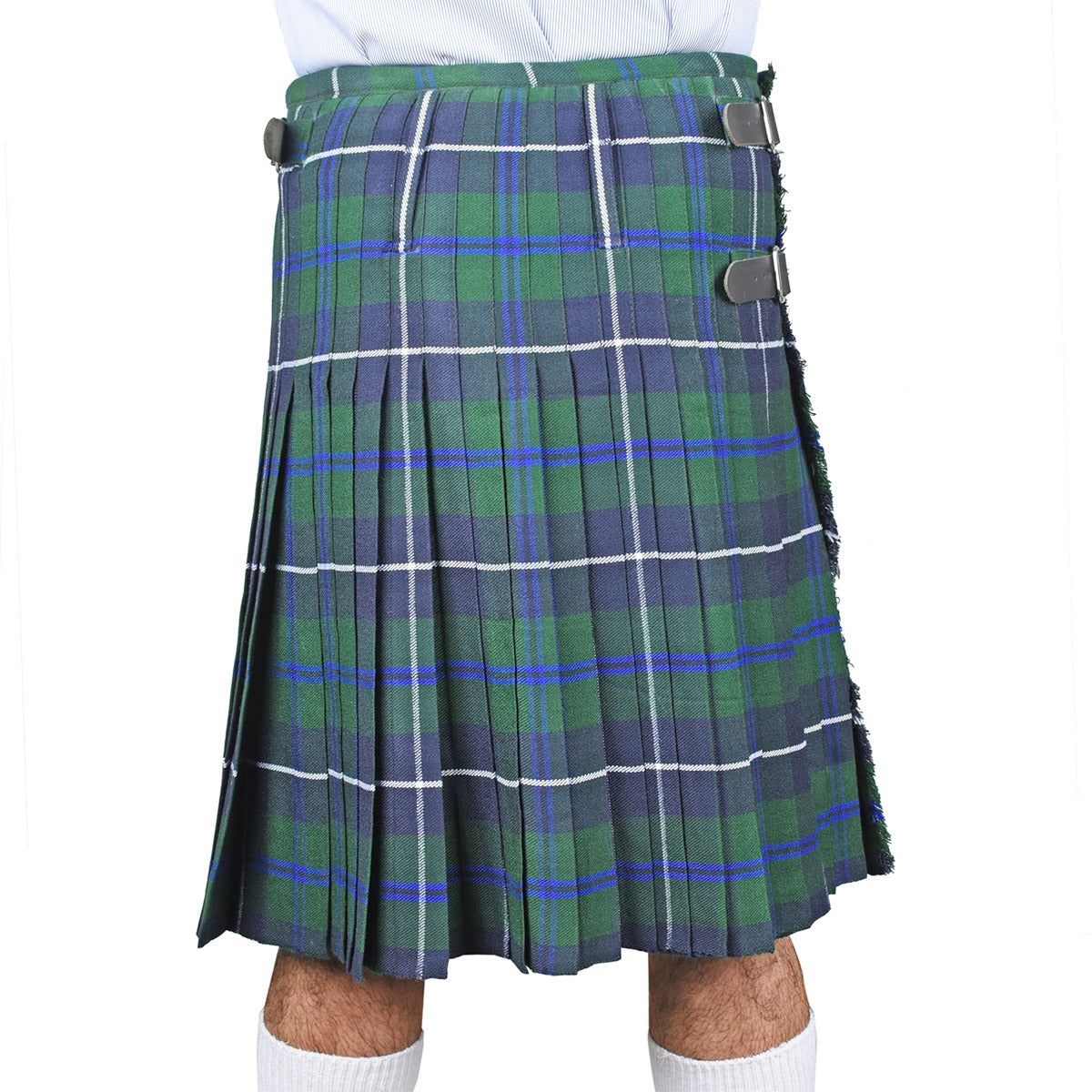 Douglas Green Modern Clan Tartan Kilt Back