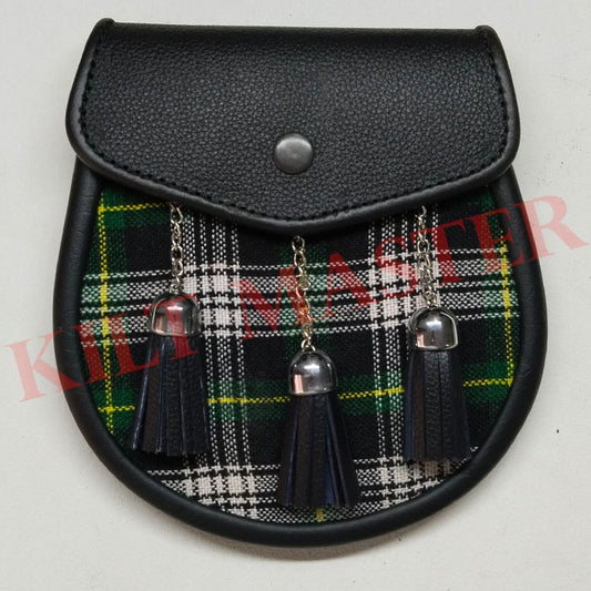 Dress Gordon Tartan Sporran Front