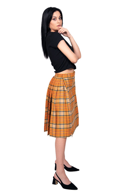 Espana Spanish Tartan Skirt Right