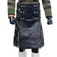 Fashion Camo Kilt with Leather Apron