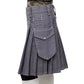 Fashion Grey Utility Kilt Left