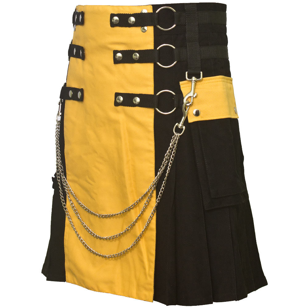 Fashion Kilt Yellow And Black