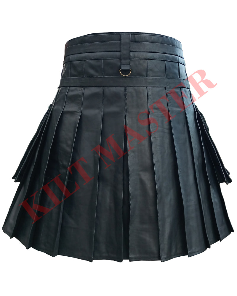 Fashion Leather Kilt