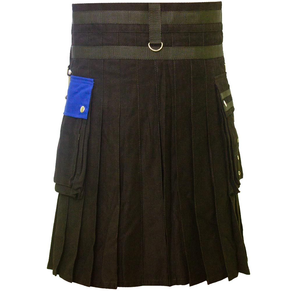 Fashion Tactical Hybrid Kilt Blue And Black