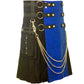 Fashion Tactical Hybrid Kilt Blue And Black