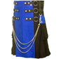 Fashion Tactical Hybrid Kilt Blue And Black