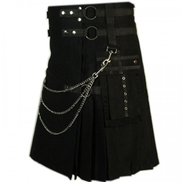 Gothic Fashion Utility Kilt
