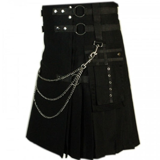 Gothic Fashion Utility Kilt
