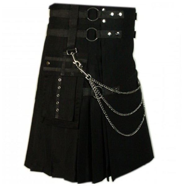 Gothic Fashion Utility Kilt