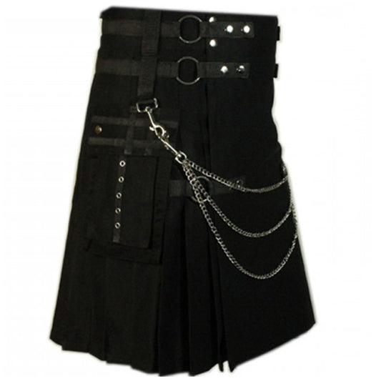 Gothic Fashion Utility Kilt