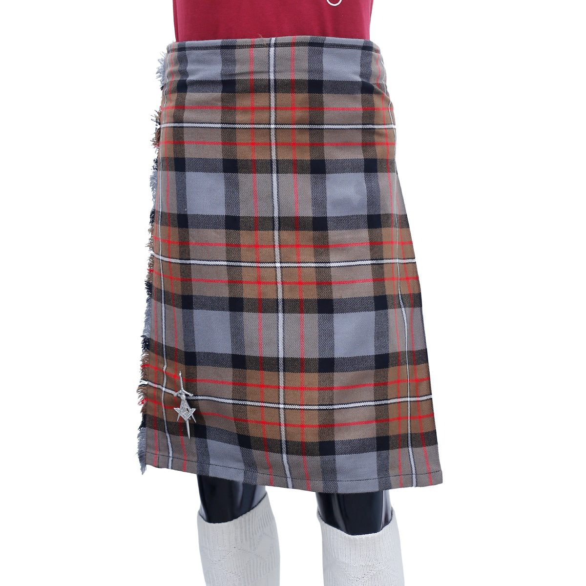 Ferguson Weathered Tartan Kilt Front