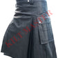 Fetish Leather Kilt Black