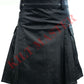 Fetish Leather Kilt Black