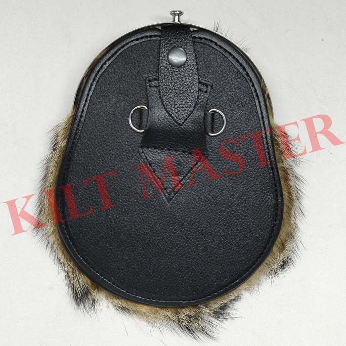 Fox Fur Sporran With Cantle Back