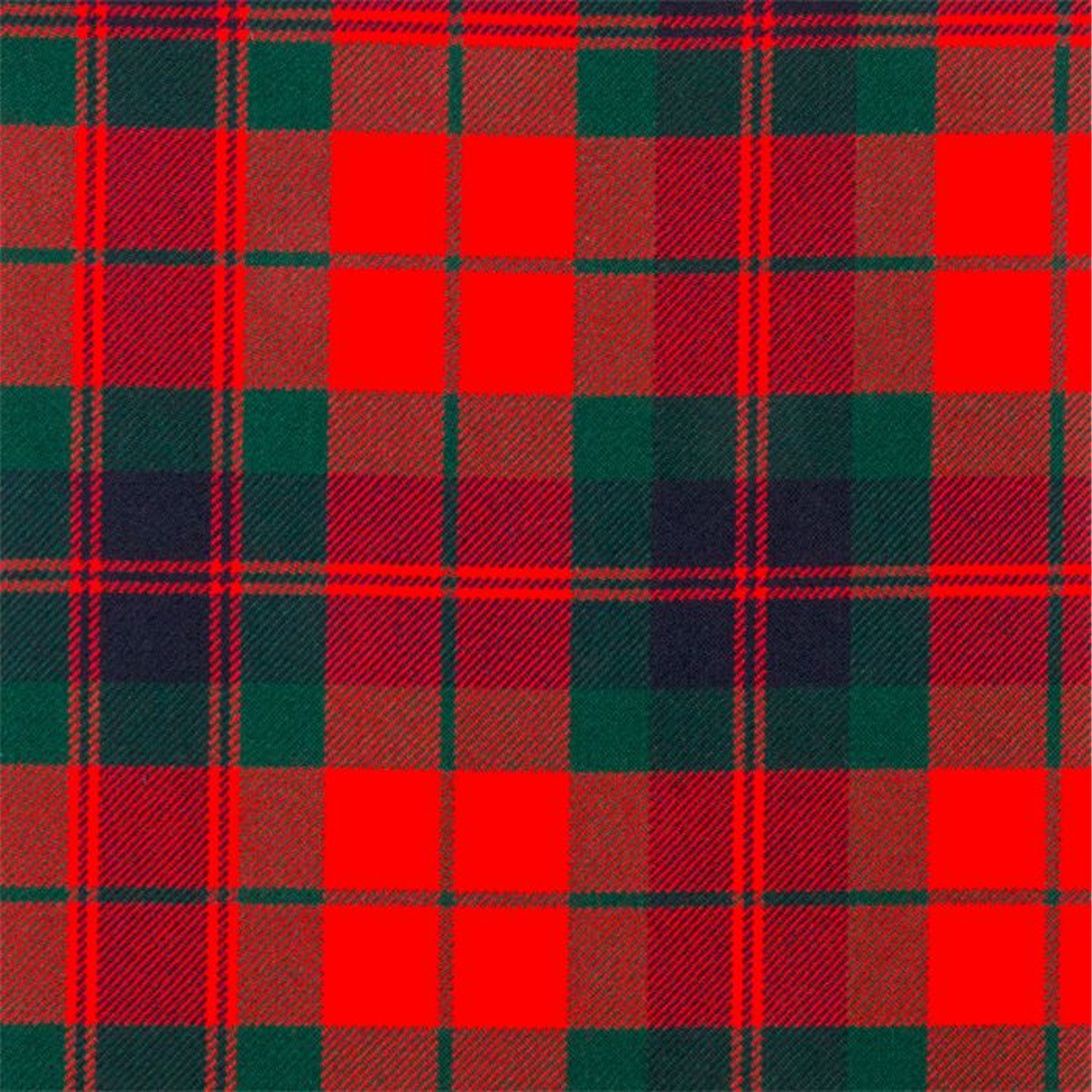 Fraser Clan Modern Tartan Swatch