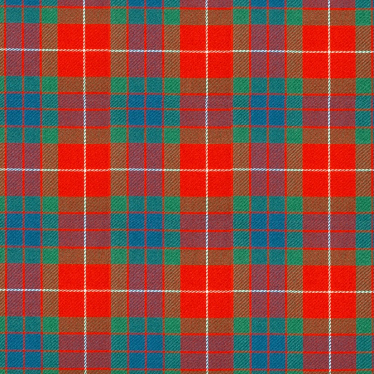 Fraser Red Ancient Tartan Swatch