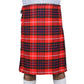 Fraser Red Modern Tartan Kilt Front