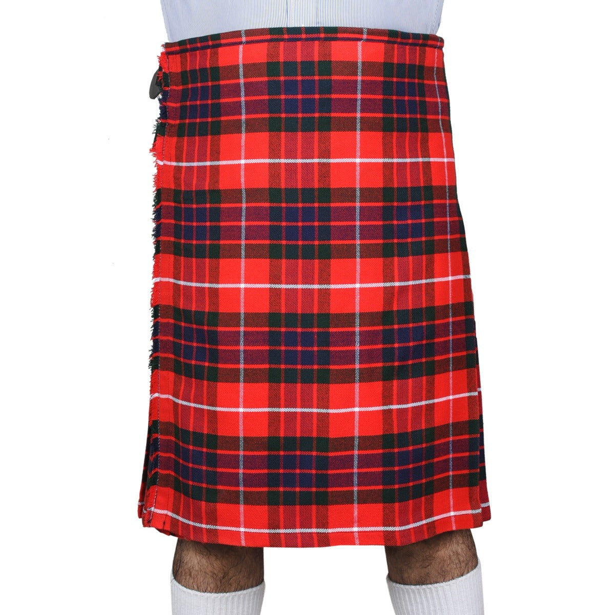 Fraser Red Modern Tartan Kilt Front