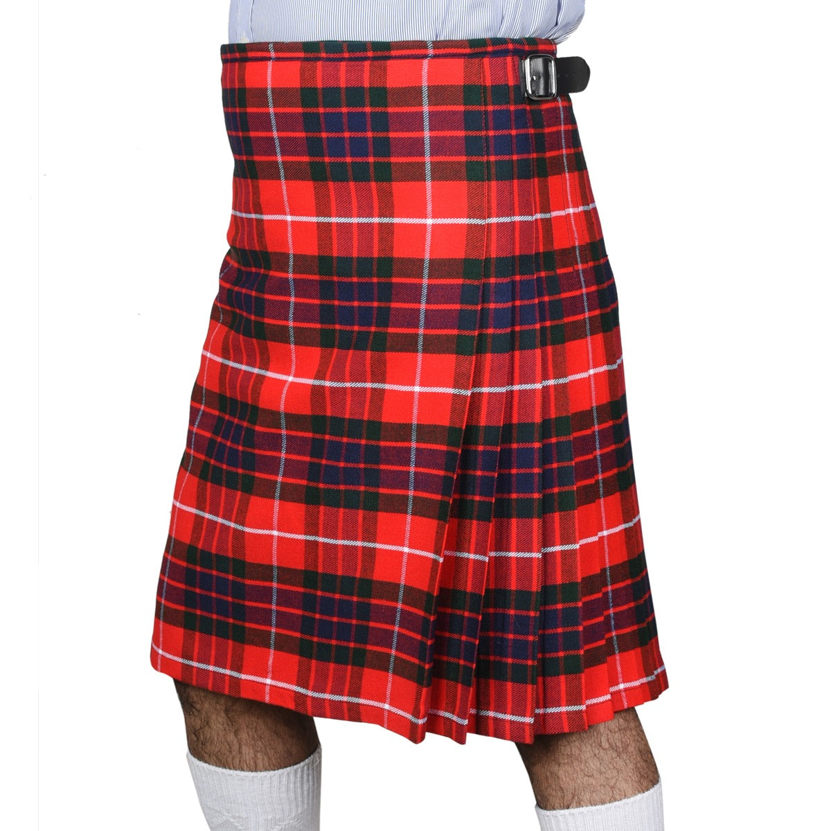 Fraser Red Modern Tartan Kilt Left