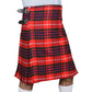 Fraser Red Modern Tartan Kilt Right