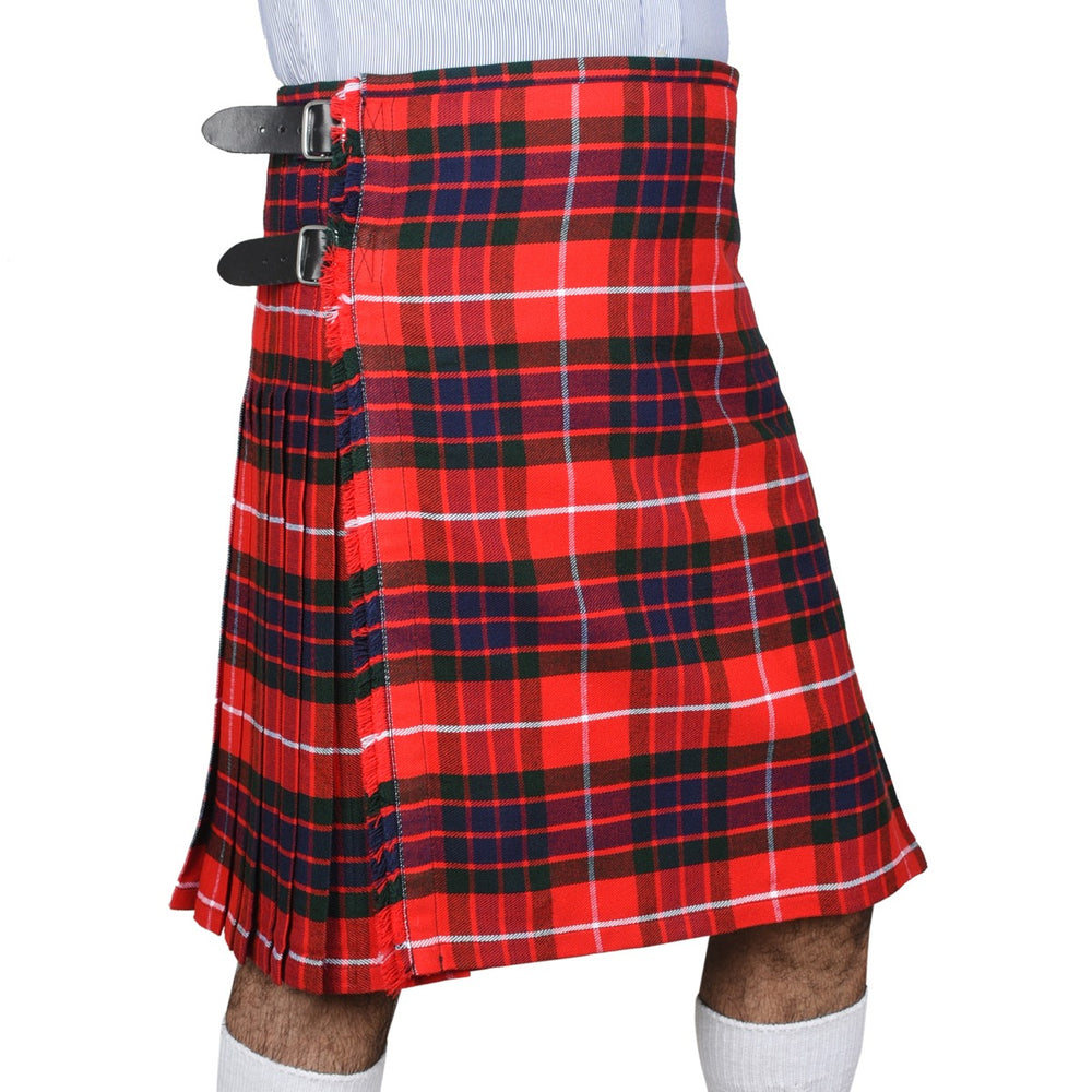 Fraser Red Modern Tartan Kilt Right