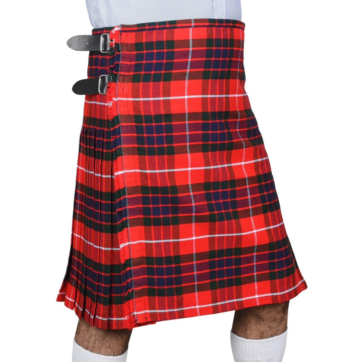 Fraser Red Modern Tartan Kilt Right