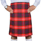 Fraser Red Modern Tartan Kilt